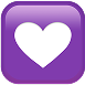 Purple Heart Emoji